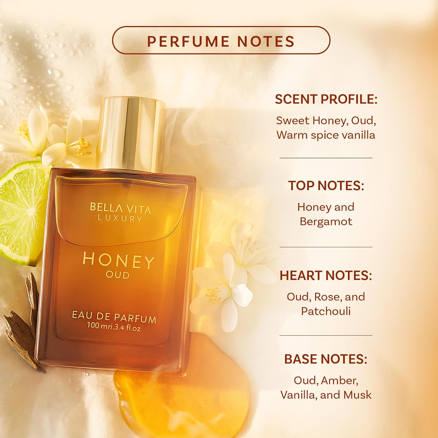 BellaVita Luxury Honey Oud EDP - Perfume Quality Fragrance Oils recension och pris