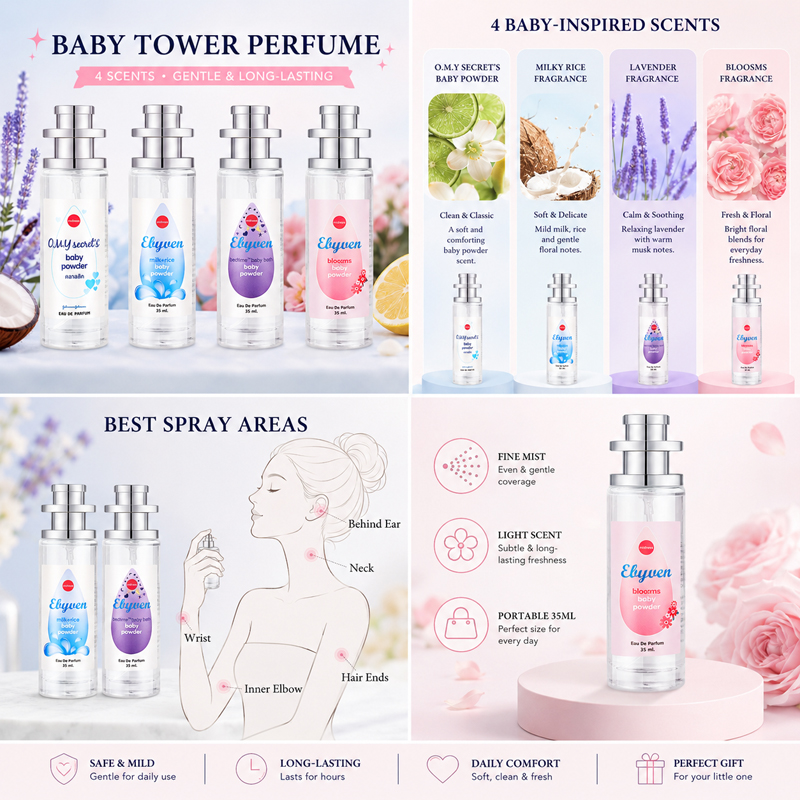 2pcs 35ml Baby Powder Perfume  - Perfume Lavender Fragrance recension och pris