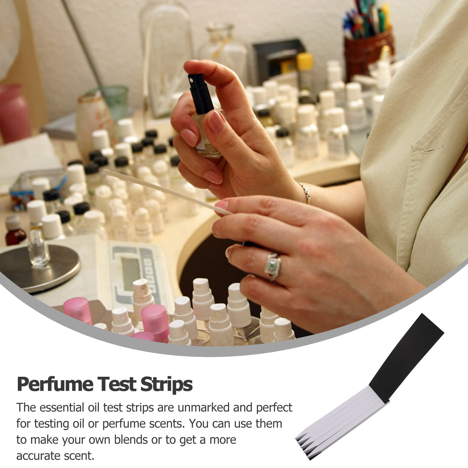 100Pcs Perfume Test Strips Fra - Perfume Quality Fragrance Oils recension och pris