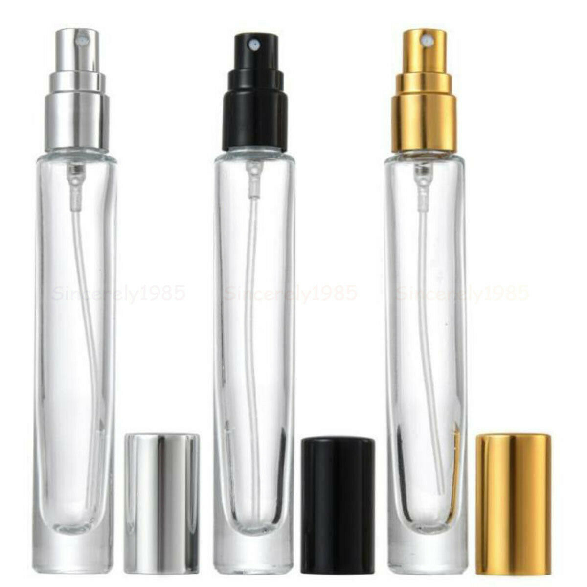 3X 10X 10ML Clear Round Thick  - Perfume Fragrance Difference recension och pris