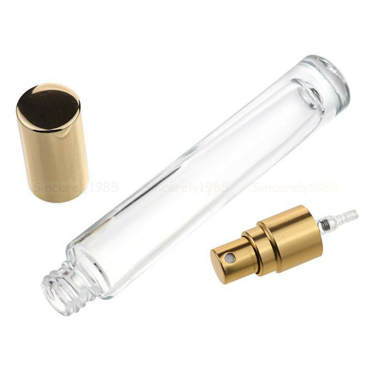3X 10X 10ML Clear Round Thick  - Perfume Fragrance Difference recension och pris