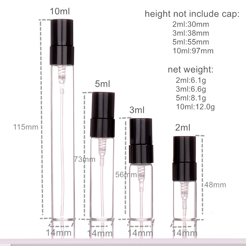 30/100pcs 2ml 3ml 5ml 10ml Gla - Perfume Fragrance Difference recension och pris