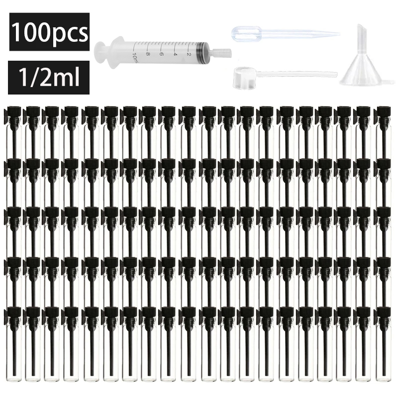 100/300PCS+4 accessories 1/2ml - Perfume Fragrance Gallon recension och pris